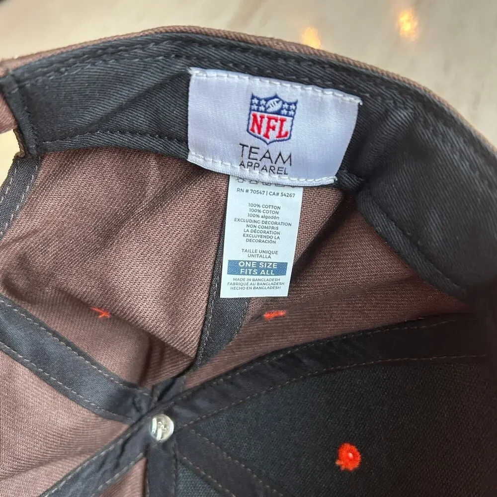 Cleveland Browns NFL Team Apparel Baseball Cap, Adjustable Hat OSFA